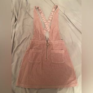 Wild Fable Pink Corduroy Overall Dress Size XS
